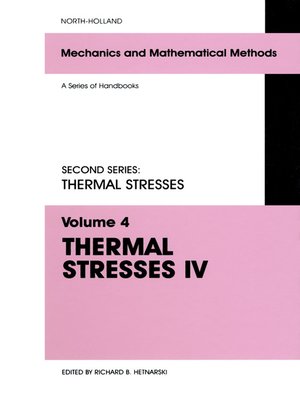 cover image of Thermal Stresses IV